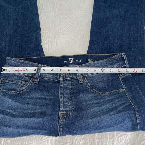 7 For All Mankind Rhigby‎ Button Fly Jeans Mens Size 28 - Picture 12 of 12